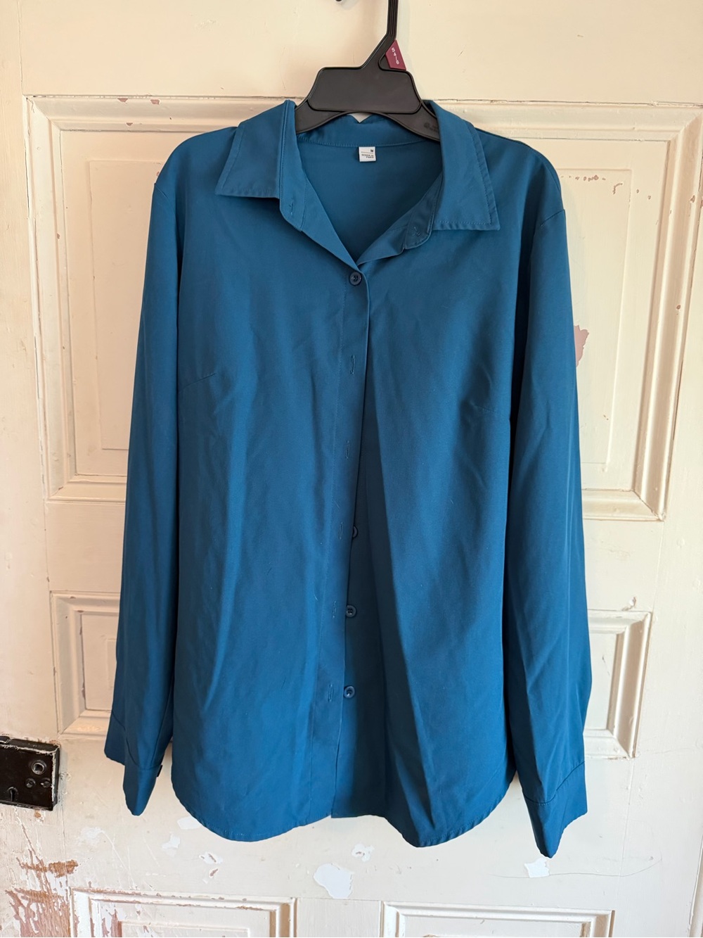 Amazon Teal Button-Down Long Sleeve Shirt